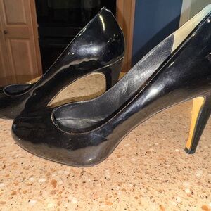 Cole Haan Shiny Black Heels